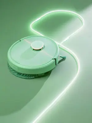 Neon Robot Vacuum Cleaner